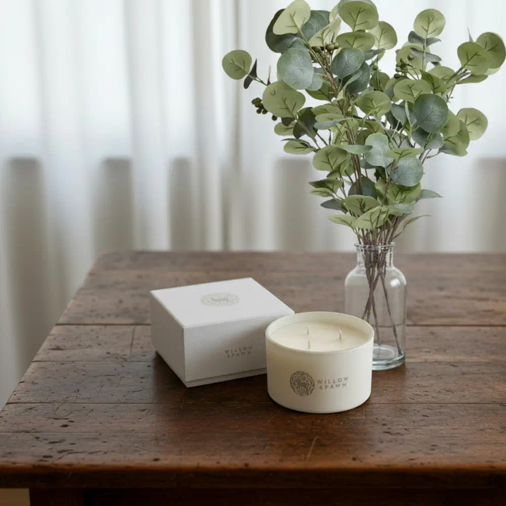 White Geranium Scented Candle - Image 3