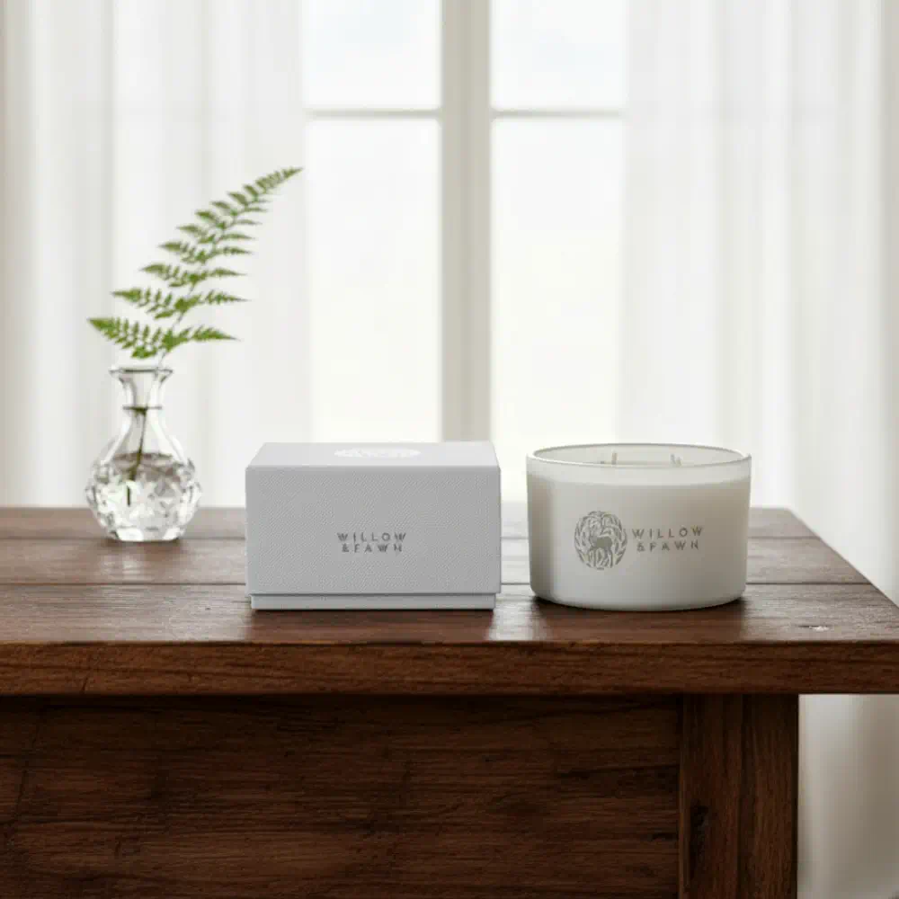 White Geranium Scented Candle - Image 4