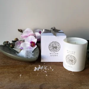 Sea Salt & Orchid Scented Candle
