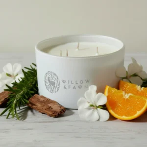 White Geranium Scented Candle