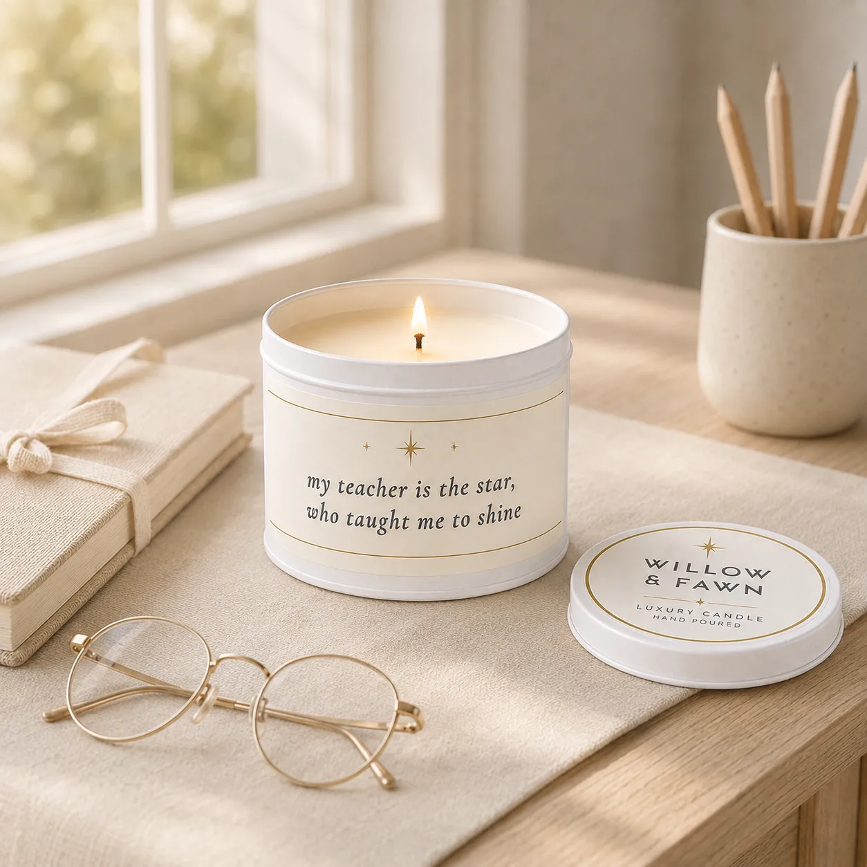 My Teacher is the Star - Star Collection Candle - Image 4
